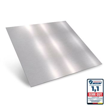 Vlakke blanke aluminium plaat