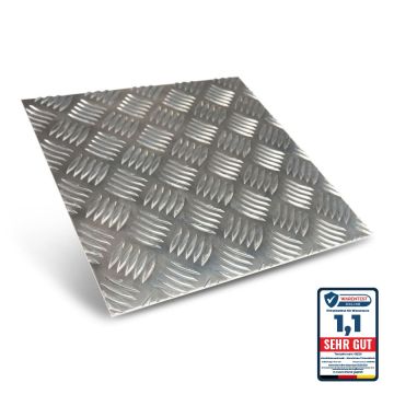 Aluminium traanplaat 2-traans